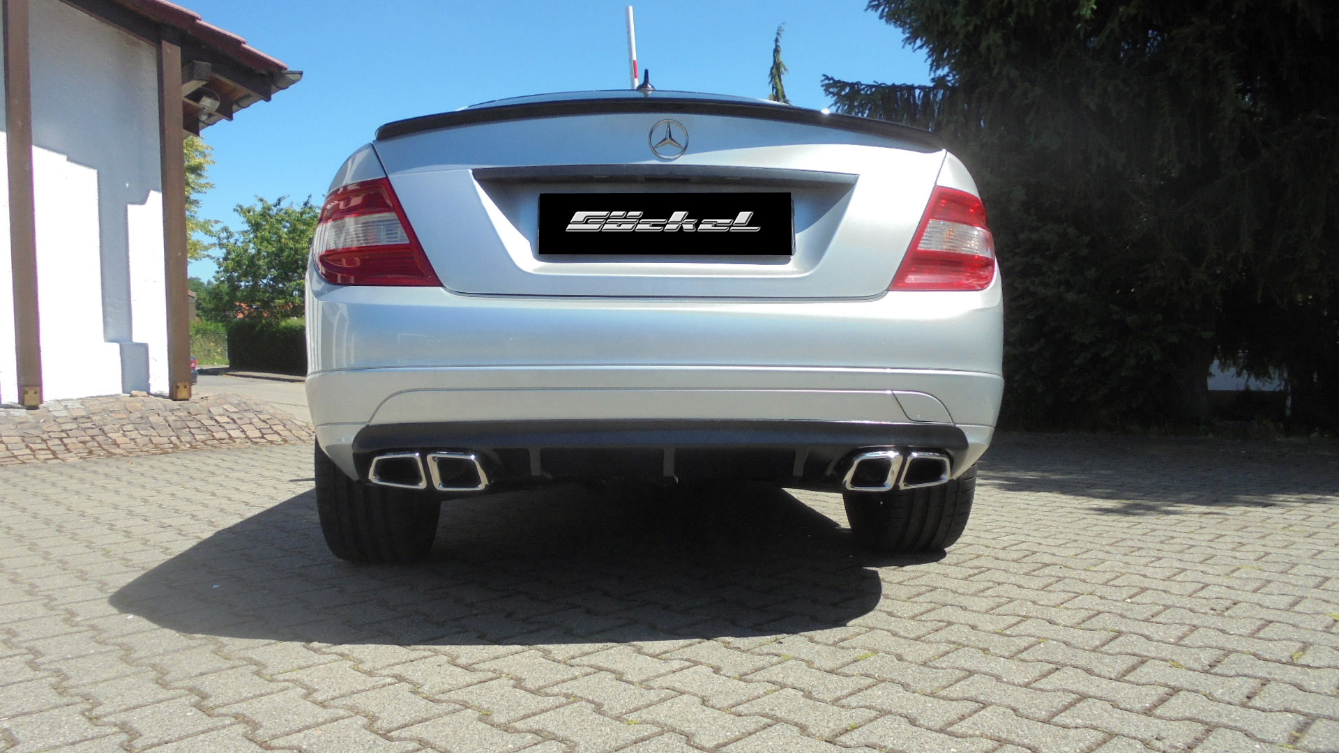 Diffusor C-Klasse W204 Limo. Seriensto&szlig;stange Baureihe 03.07-03.11